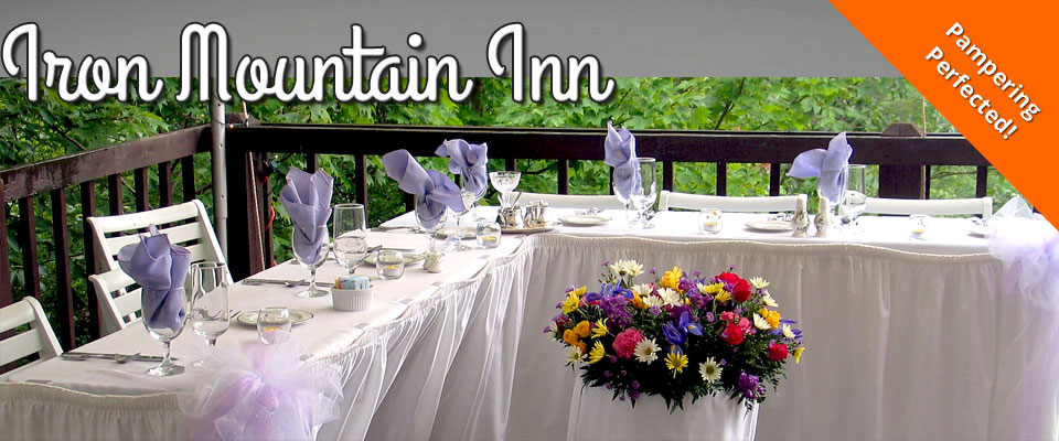 Iron Mountain Inn Bed and Breakfast - Watauga Lake - Bristol TN - Johnson City TN - Boone NC - Weddings